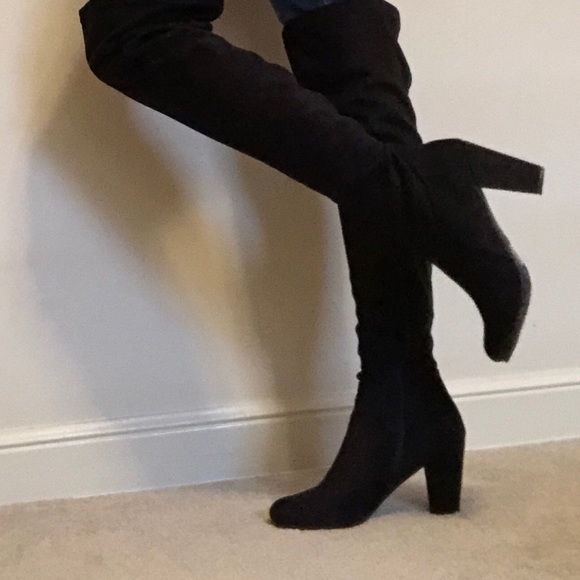 Shoes - Black over-the-knee Boots